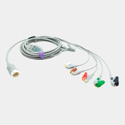 Cable De Ecg Pieza Completa. Ref SG5124P vista frontal