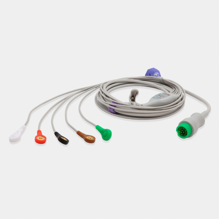 Cable De Ecg Pieza Completa. Ref SG5197S vista frontal