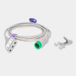 Cable De Paciente De 3 Ld. Ref SG3143DN vista frontal