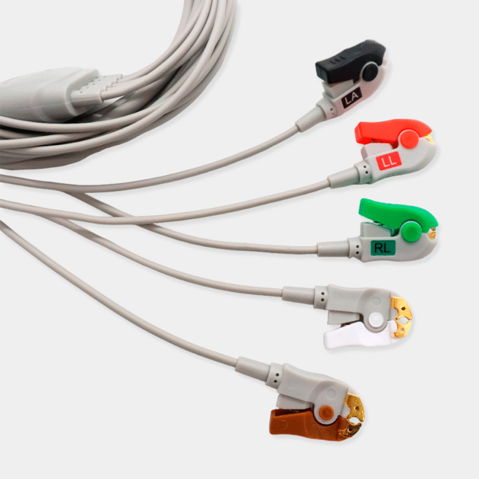 Cable de ECG pieza completa para Casmed. Ref SG5137P-CA vista latiuillos