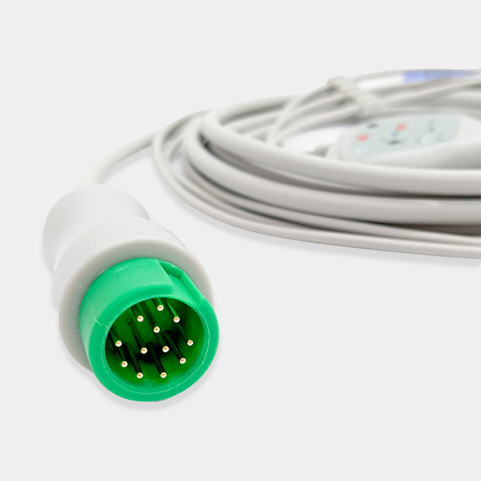 Cable de ECG pieza completa para Hospitech. Ref SG3197S vista conector