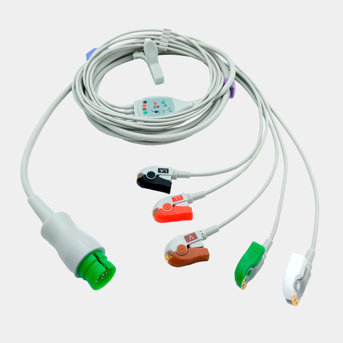 Cable de ECG pieza completa para mediana. Ref SG5144P vista completa
