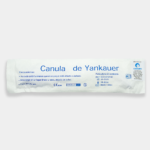Cánula Yankauer Punta Plana Sin ventilación, Ref EC31010101 Empaque