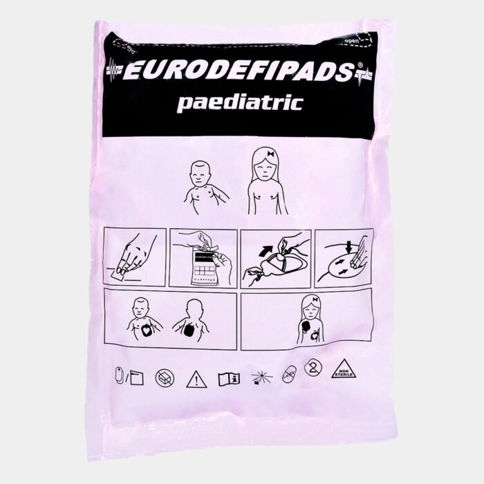 Electrodo Parche Euro Defi Pads Para CU Medical Systems Tipo Pediátrico vista frontal