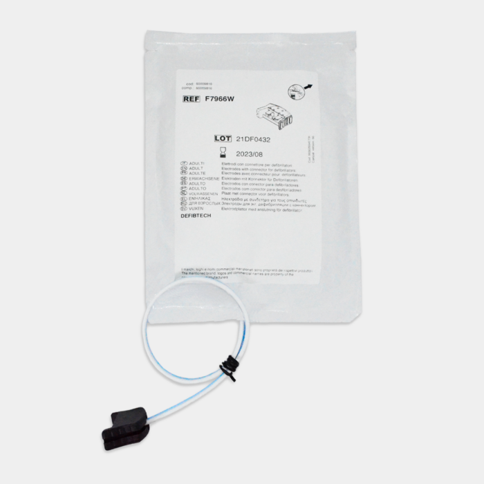 Electrodo Parche Euro Defi Pads Para Defibtech Tipo Adulto Cable Externo vista especificaciones