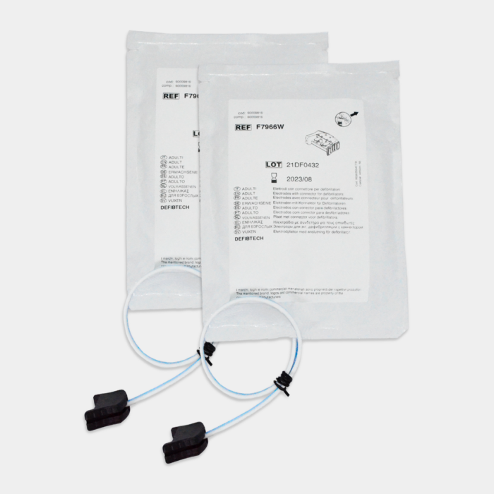 Electrodo Parche Euro Defi Pads Para Defibtech Tipo Adulto Cable Externo vista paquetes