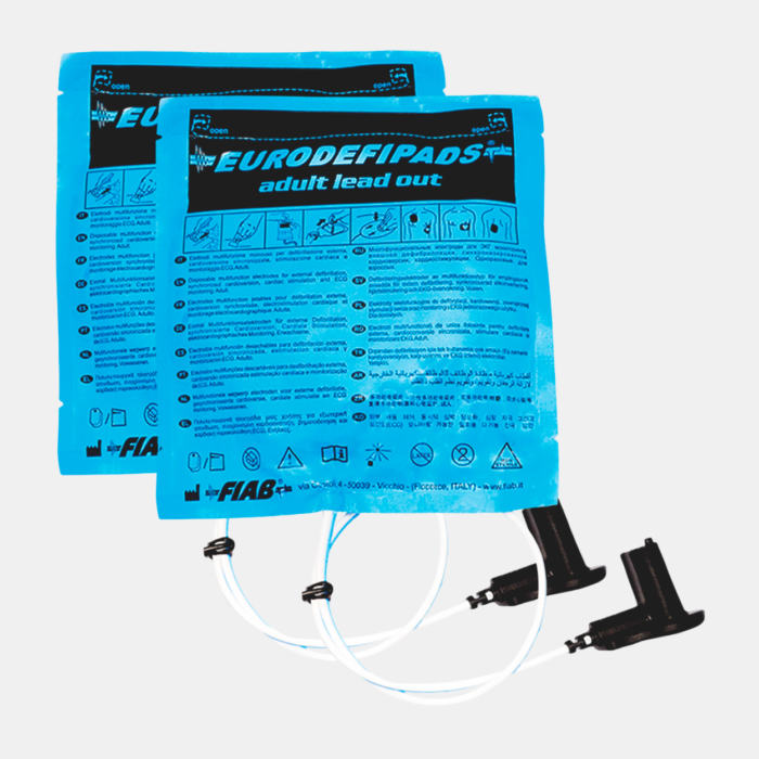 Electrodo Parche Euro Defi Pads Para Mediana Tipo Adulto paquetes