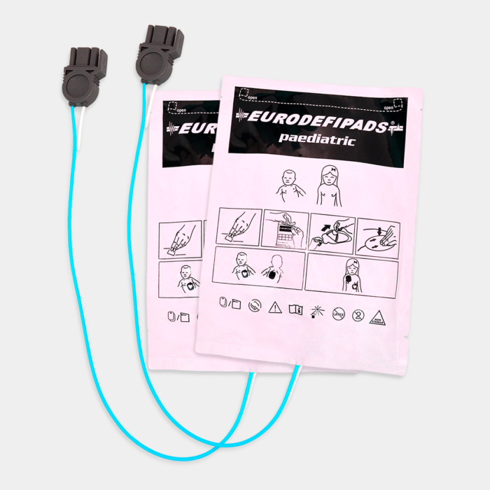 Electrodo Parche Euro Defi Pads Para Medtronic Tipo Pediátrico Cable Externo paquetes