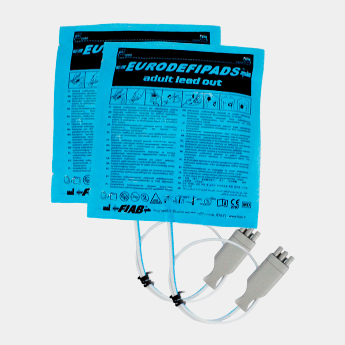 Electrodo Parche Euro Defi Pads Para Metrax Primedic Tipo Adulto Cable Externo paquetes