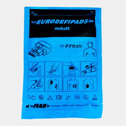 Electrodo Parche Euro Defi Pads Para Nihon Kohden Tipo Adulto vista frontal