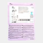 Electrodo Parche Euro Defi Pads Para Nihon Kohden Tipo Pediátrico vista posterior