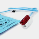 Electrodo Parche Euro Defi Pads Tipo para Cardiac Science Adulto Cable Externo vista conector