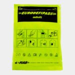 Electrodo Parche Euro Defi Pads para Nihon Kohden Tipo Adulto vista frontal
