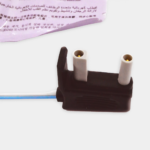 Electrodo Parche Euro Defi Pads para Weinmann Tipo Pediatrico Cable Externo vista conector