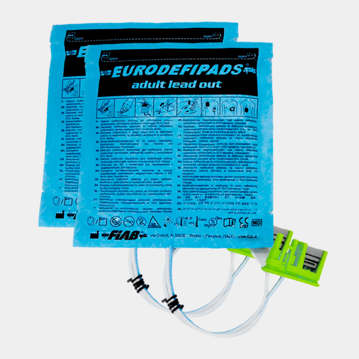 Electrodo Parche Euro Defi Pads para Zoll Medical Tipo Adulto Cable Externo paquetes