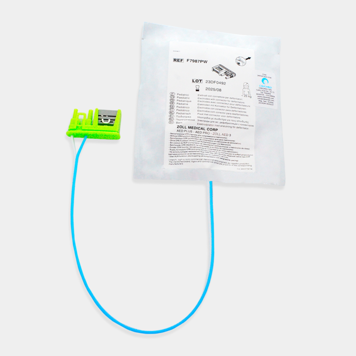 Electrodo Parche Euro Defi Padspara Zoll Medical Tipo Pediatrico Cable Externo vistaespecificaciones