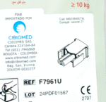 Electrodo parche Euro Defi Pads para Nihon Kohden tipo adulto pediátrico vista conector
