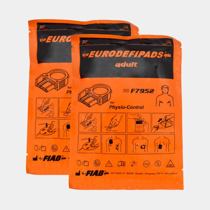 Electrodo parche Euro Defi Pads para Physio-Control tipo adulto paquetes