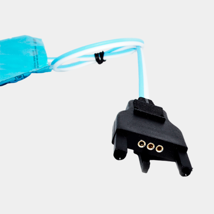 Electrodos Parche Euro Defi Pads para Mediana Tipo Adulto Cable Externo vista conector