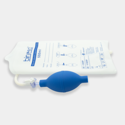 Infusor A Presión Desechable De 500ml. Ref V1005P Frontal