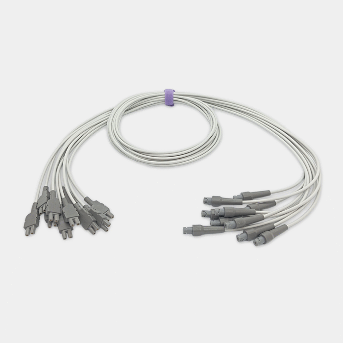 Latiguillos para GE marquette cam 14 juego X 10 vista frontal