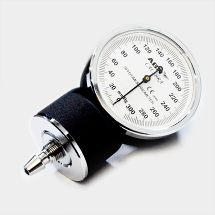 Manómetro Para Tensiómetro Tipo Ajustable, vista lateral